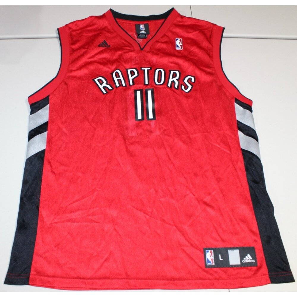 NBA  Basketball Vintage Toronto Raptors T.J. Ford #11 Jersey Large Adidas Red